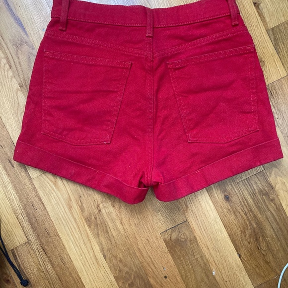 High waist AA cuff shorts - Picture 3 of 5